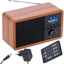 Adler Radio Dab+ Fm Retro Drewniane Bluetooth 5 Czyt. Sd Usb Aux LCD
