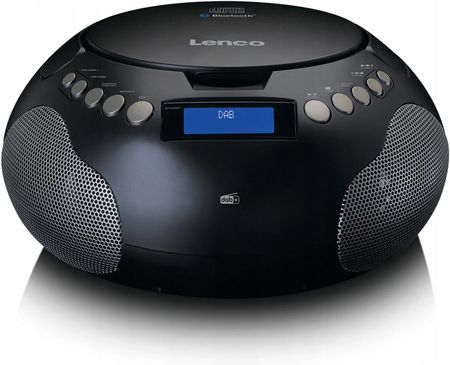 Lenco Boombox Stereo Rzenośny Radioodtwarzacz Płyt CD Bluetooth Radio Fm Dab+ Usb - zdjęcie 3