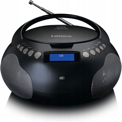 Lenco Boombox Stereo Rzenośny Radioodtwarzacz Płyt CD Bluetooth Radio Fm Dab+ Usb - zdjęcie 4
