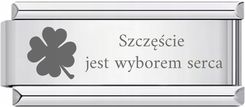 Radziszewska Element do Bransoletki Nomination z Grawerem Twój Napis Ogniwo DZIEŃ KOBIET