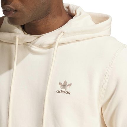 Bluza z kapturem męska adidas ESSEENTIALS beżowa JD2408 - zdjęcie 2