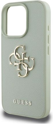 Guess Etui Grained Big 4G Logo Small Classic Do Iphone 16 Pro Max Zielony - zdjęcie 2