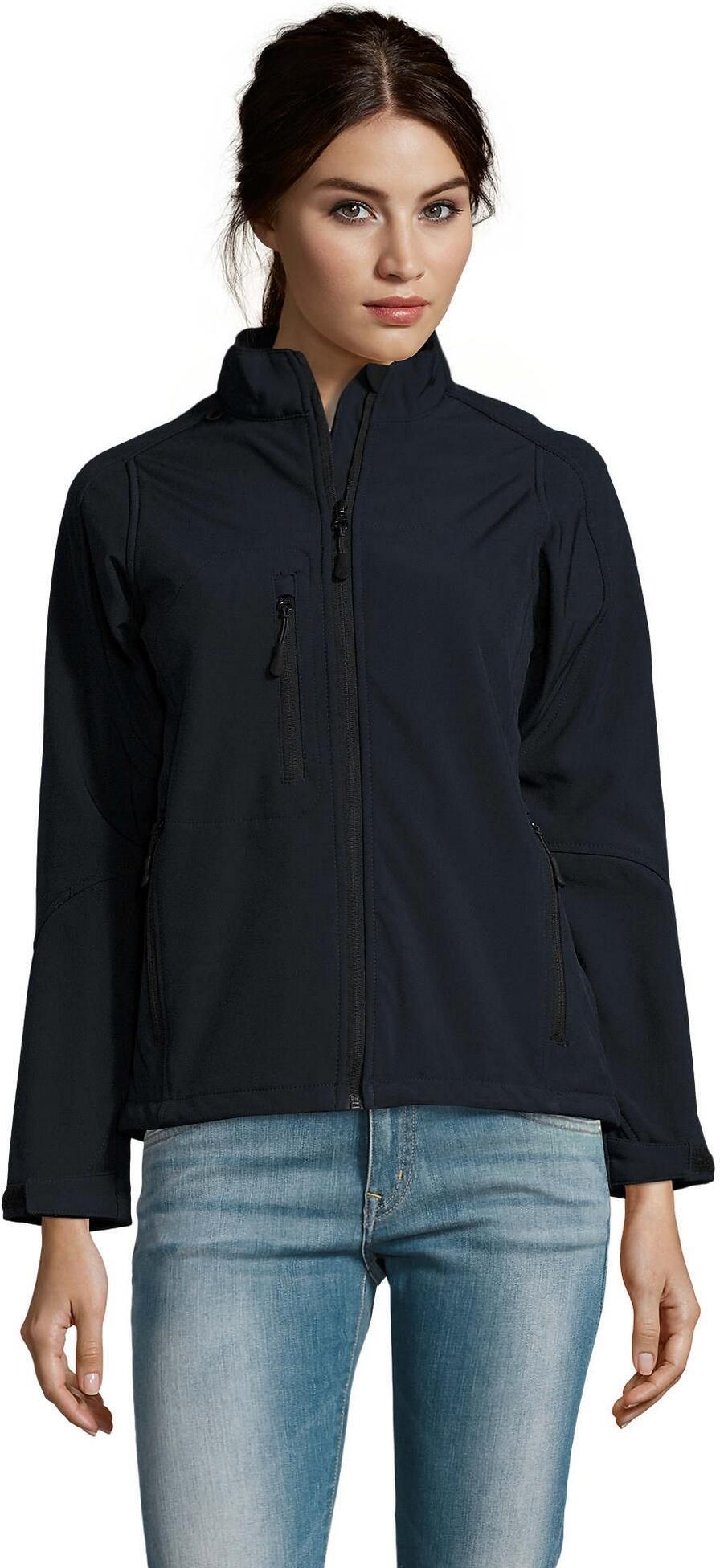 Chaqueta Softshell SOL'S ROXY Para Mujer | Color Azul Army, Ideal Para Acampada Y Senderismo | Ropa Deportiva De Calidad
