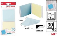 Zdjęcie Karteczki Samoprzylepne Przezrocz 75X75Mm 2X30szt. - Dębica