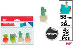 Zdjęcie Karteczki Samoprzylepne Kaktusy 4X25szt. - Stęszew