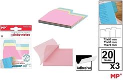 Zdjęcie Karteczki Samoprzylepne Indeksujące 3X20szt. - Kłecko