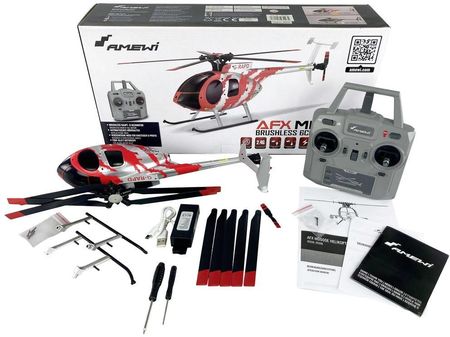 Amewi Helikopter Rc Afx Md500E Zivil 25334 228 G Rtf AFXMD500EZIVIL - zdjęcie 2
