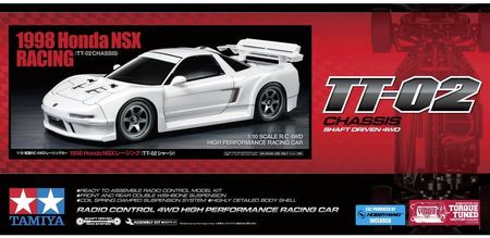 Tamiya Model Samochodu Rc Honda Nsx 1998 Racing 1:10 Do Samodzielnego Złożenia HONDANSX1998RACING - zdjęcie 2
