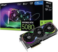 Karta graficzna PNY GeForce RTX 5080 ARGB EPIC-X RGB™ Triple Fan 16GB OC DLSS 4 (VCG508016TFXXPB1O)