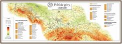 Zdjęcie Polskie Góry. Mapa Ścienna 1:800 000 ArtGlob - Zgierz