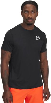Męska koszulka treningowa Under Armour UA Heatgear Fitted SS - czarna