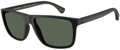 Zdjęcie OKULARY EMPORIO ARMANI EA 4033 500171 56 ROZMIAR M - Łapy