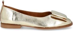 Eleganckie baleriny ze skóry - BOCCATO 010.1381 ZŁOTE