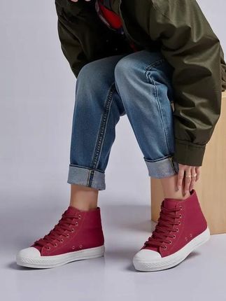 Damskie Trampki LIVIO WINE RED 41 - zdjęcie 2