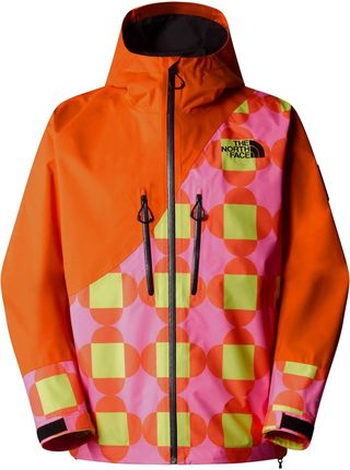 Kurtka z kapturem męska The North Face X YINKA ILORI 2L RAINSHELL pomarańczowa NF0A89U97EI