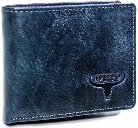 Niewielki portfel męski Buffalo Wild RFID zatrzask