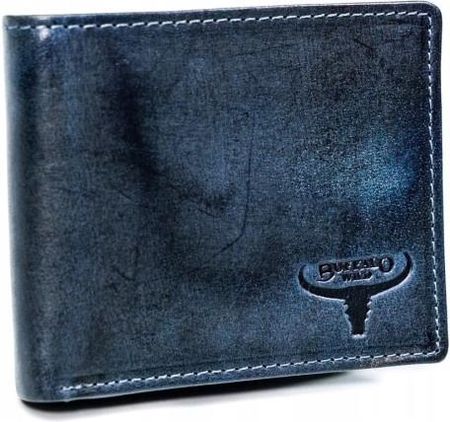 Poręczny Męski Portfel Buffalo Wild Skórzany RFID