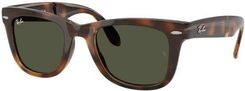 Zdjęcie OKULARY RAY-BAN® FOLDING WAYFARER RB 4105 710/31 50 ROZMIAR M - Łask