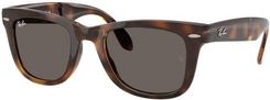 Zdjęcie OKULARY RAY-BAN® FOLDING WAYFARER RB 4105 710/B1 50 ROZMIAR M - Pyrzyce