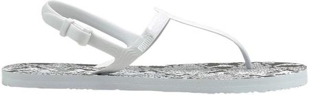 ND05_S8667-37 375213 03 Sandały damskie Puma Cozy Sandal Wns białe 375213 03 r.37