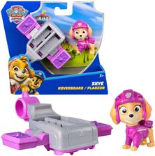 Psi Patrol Action Pup Skye Mała Figurka Piesek + Mini Pojazd Deskorolka Hoverboard
