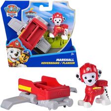 Psi Patrol Action Pup Marshall Mała Figurka Piesek + Mini Pojazd Deskorolka Hoverboard