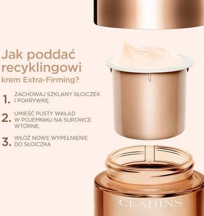 Krem Clarins Extra Firming Na Dzień Do Cery Suchej 50Ml Uzupełnienie - zdjęcie 4