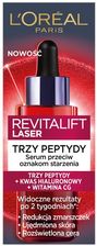 Loreal Paris Loreal Revitalift Laser Tri-Peptides Serum Przeciw Oznakom Starzenia Trzy Peptydy+Kwas Hialuronowy+Witamina Cg 30Ml