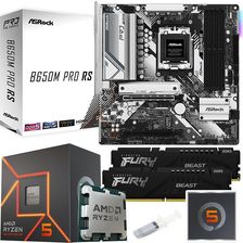 Zdjęcie Asrock Zestaw Do Gier AM5 Procesor Amd Ryzen 5 Płyta Główna B650 Pamięć Ram 16GB (KITB650MR516D5) - Lidzbark Warmiński