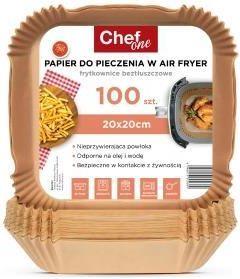 Chefone Papier Do Pieczenia W Air Fryer  100szt. 20x20cm (20X20)