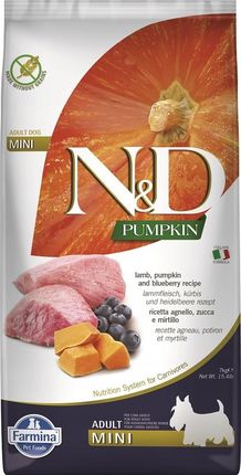 Farmina Nd Pumpkin Lamb Bluberry Mini Adult Dynia 7Kg - zdjęcie 2