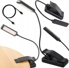 LAMPKA DO CZYTANIA KSIĄŻEK USB LAMPKA NOCNA Z KLIPSEM ZDROWA DLA OCZU 9 LED