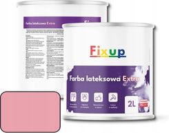 Farba Fixup Farba Lateksowa Extra 2l Mat Do Ścian I Sufitów Róża Z Piwonią