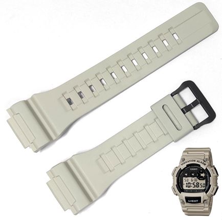 Casio Pasek do zegarka AQ-S810W W-735 szary 10452133