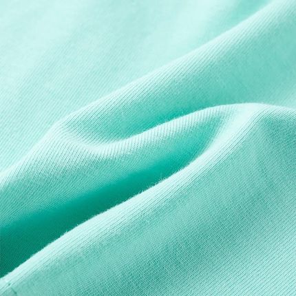 Dziecięca koszulka na ramiączkach, jasnomiętowa, 128 - zdjęcie 3