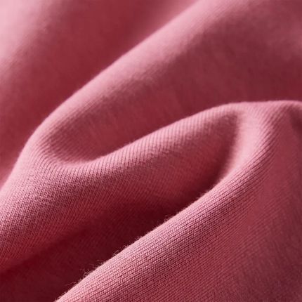 Bluza dziecięca, z aksamitną wstawką, malinowa, 116 - zdjęcie 2