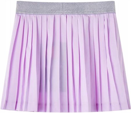 Dziecięca spódniczka plisowana, liliowa, 140