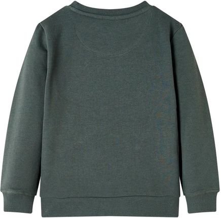 Bluza dziecięca, ciemne khaki, 116 - zdjęcie 2