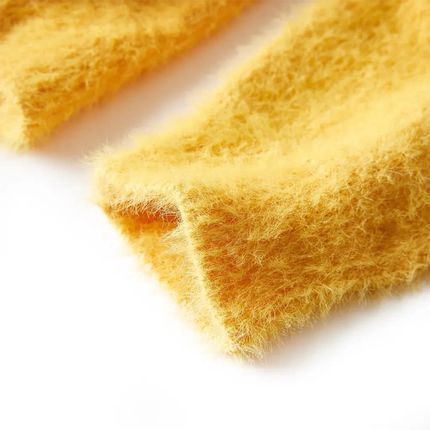 Sweter dziecięcy z dzianiny, ochra, 104 - zdjęcie 2