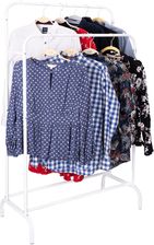 Zdjęcie Wieszak stojący podwójny BAGRUS biały - Tuszyn