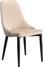 Zdjęcie Krzesło welurowe LORIENT VELVET beżowe - Zambrów