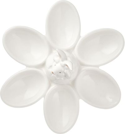 Villa Italia Talerz Na Jajka Ceramiczny Z Zajączkiem 21cm Bunny - zdjęcie 2