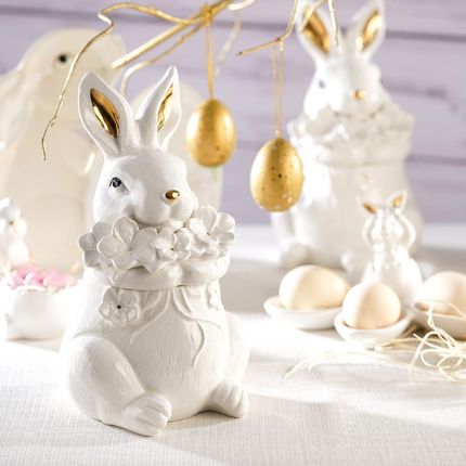 Villa Italia Talerz Na Jajka Ceramiczny Z Zajączkiem 21cm Bunny - zdjęcie 3