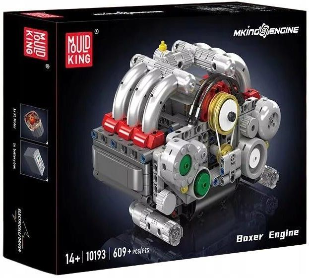 Mould King Klocki 10193 Silnik Boxer Flat-Six Z Porsche - ceny i