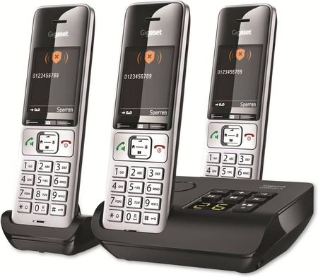 Gigaset Comfort 500A Trio (DE) Telefon bezprzewodowy DECT - zdjęcie 2