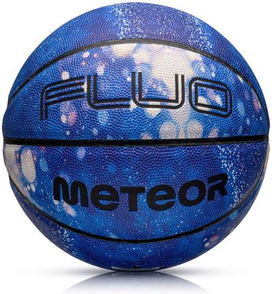 METEOR Piłka Do Koszykówki Holograficzna Świecąca Rozmiar 7 + Pompka - zdjęcie 4