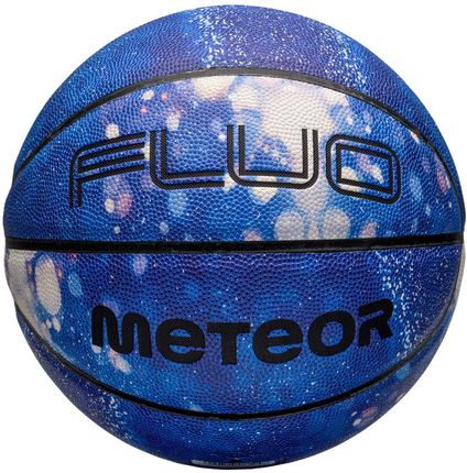 METEOR Piłka Do Koszykówki Holograficzna Świecąca Rozmiar 7 + Pompka - zdjęcie 3