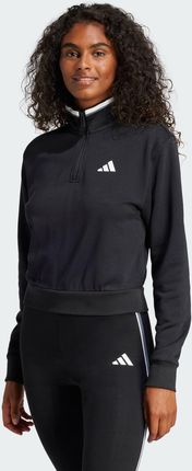 Bluza dresowa Essentials Color Pop French Terry Crop Quarter-Zip