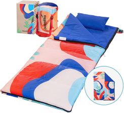 Zdjęcie Skandika Śpiwór Kempingowy Turystyczny Sovro Lite 190 Sunrise 3 Sezony Do -20°C Niebieskie - Gołańcz