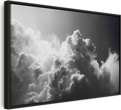 Wall-Dekor Obraz Na Płótnie Niezwykłe Zjawisko: Słońce Oświetlające Ciemne Chmury 120x80cm (A1BH10045BA120X80DKABRC)